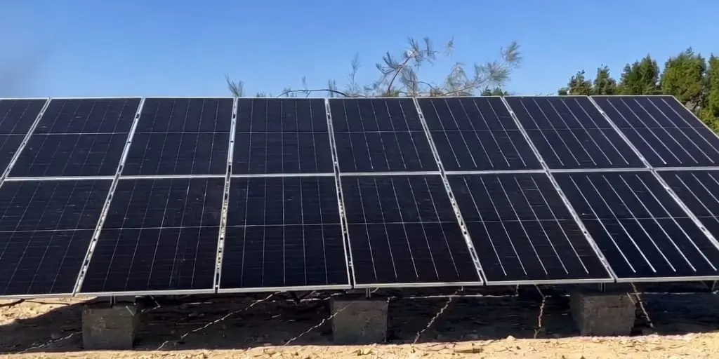 محطة طاقة شمسية 10 كيلو وات Solar Pump بالفيوم