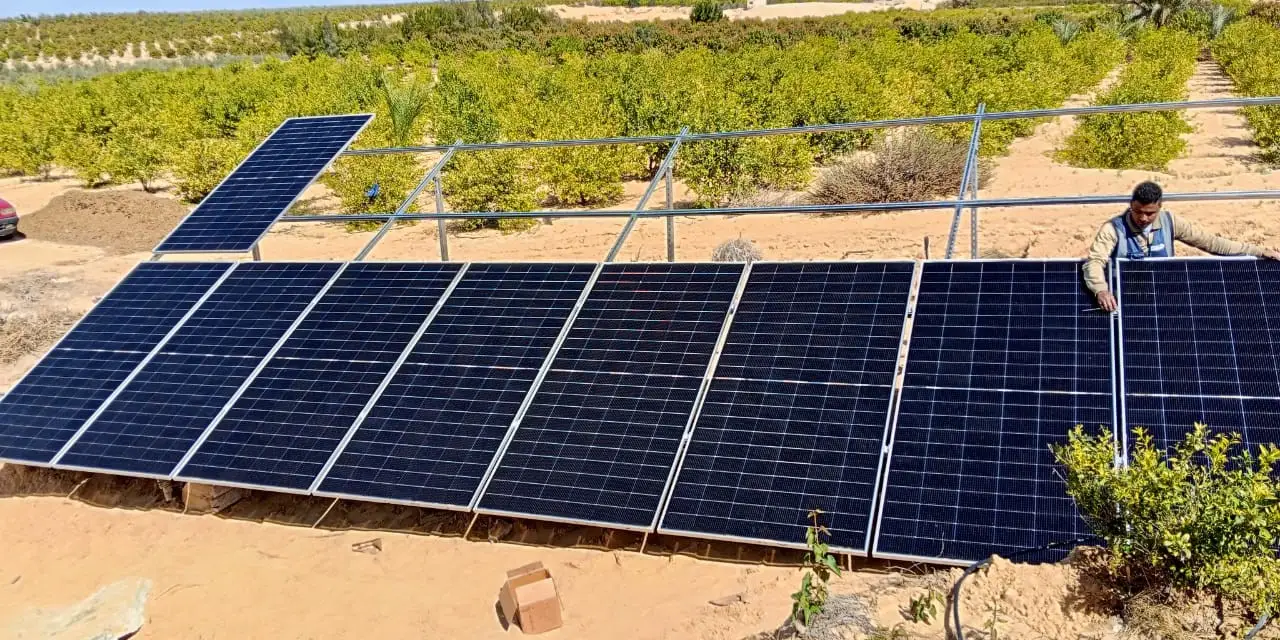 تنفيذ محطة طاقة شمسية 10 كيلو وات لتشغيل موتور غاطس بالقنطرة شرق – الإسماعيلية