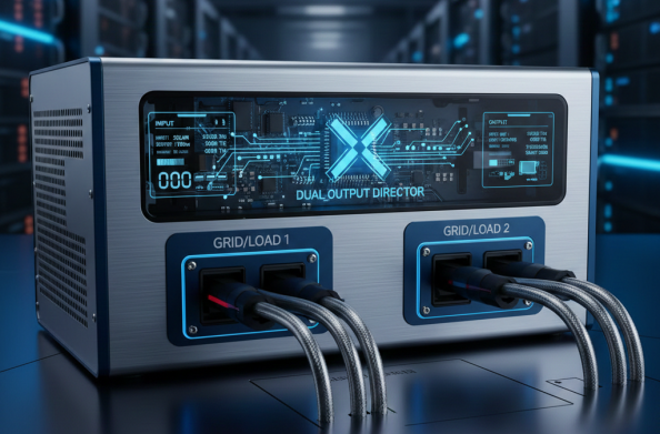 المخرج المزدوج في الانقرتر الهايبرد