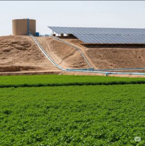 ري ليلي مستمر بدون كهرباء: السر في بطارية الجاذبية