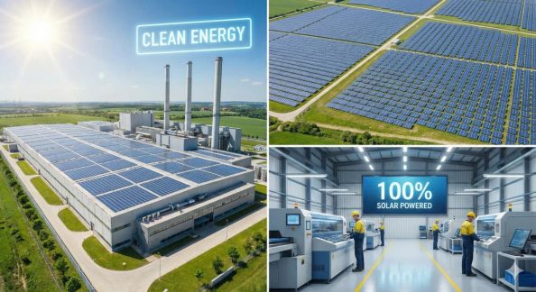 الطاقة الشمسية مستقبل المصانع