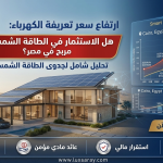 ارتفاع سعر تعريفة الكهرباء: هل الاستثمار في الطاقة الشمسية مربح في مصر؟